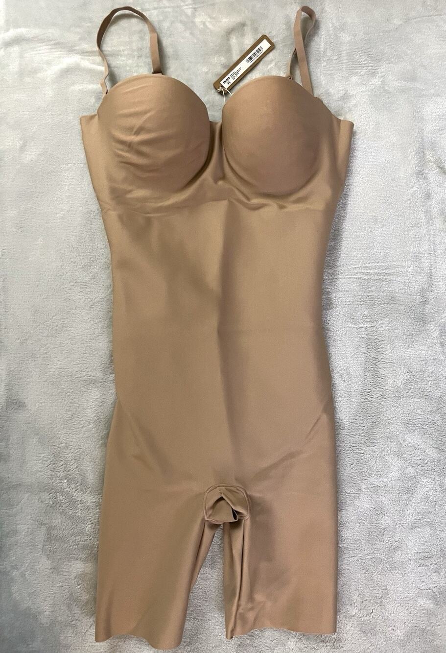 Skims Body M Zoned Underwire Mid Thigh Bodysuit Core Sculpt Sienna BD-ONS-9547W